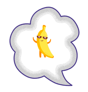 Liqui Liqui Sticker Banana censurada